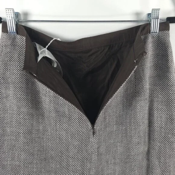 NWT MaxMara CALERNO ITALY‎ 🇮🇹 Made LINEN SILK Pencil Skirt Back Slit Size 6